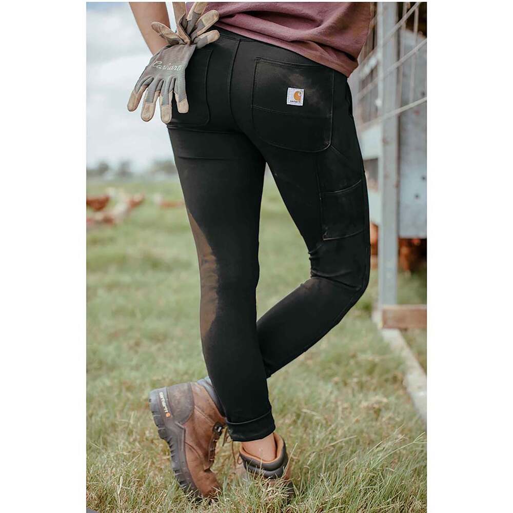Carhartt Women's Force Fitted Midweight Gray Utility Leggings Size Small NWT